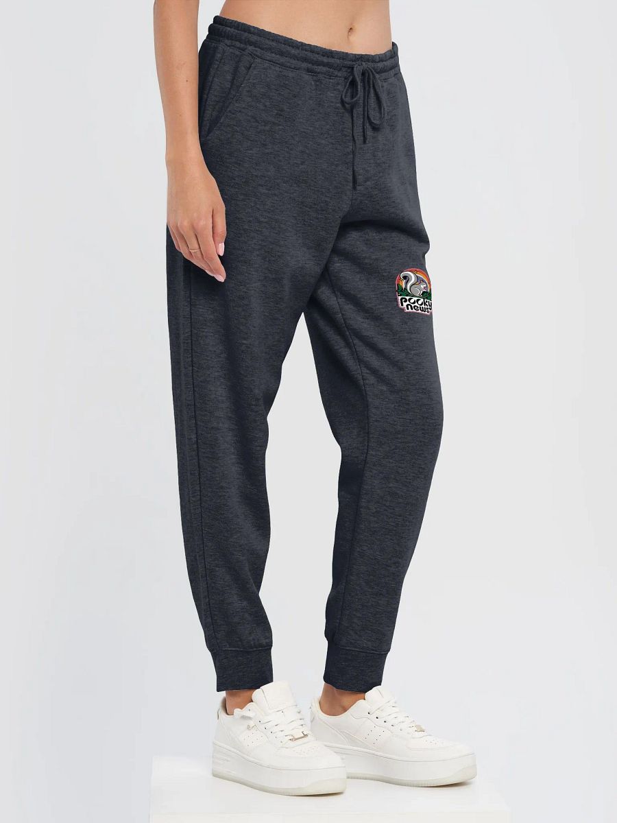 Pooky News, 70s colorful and Playful Squirrel Fleece Joggers product image (3)