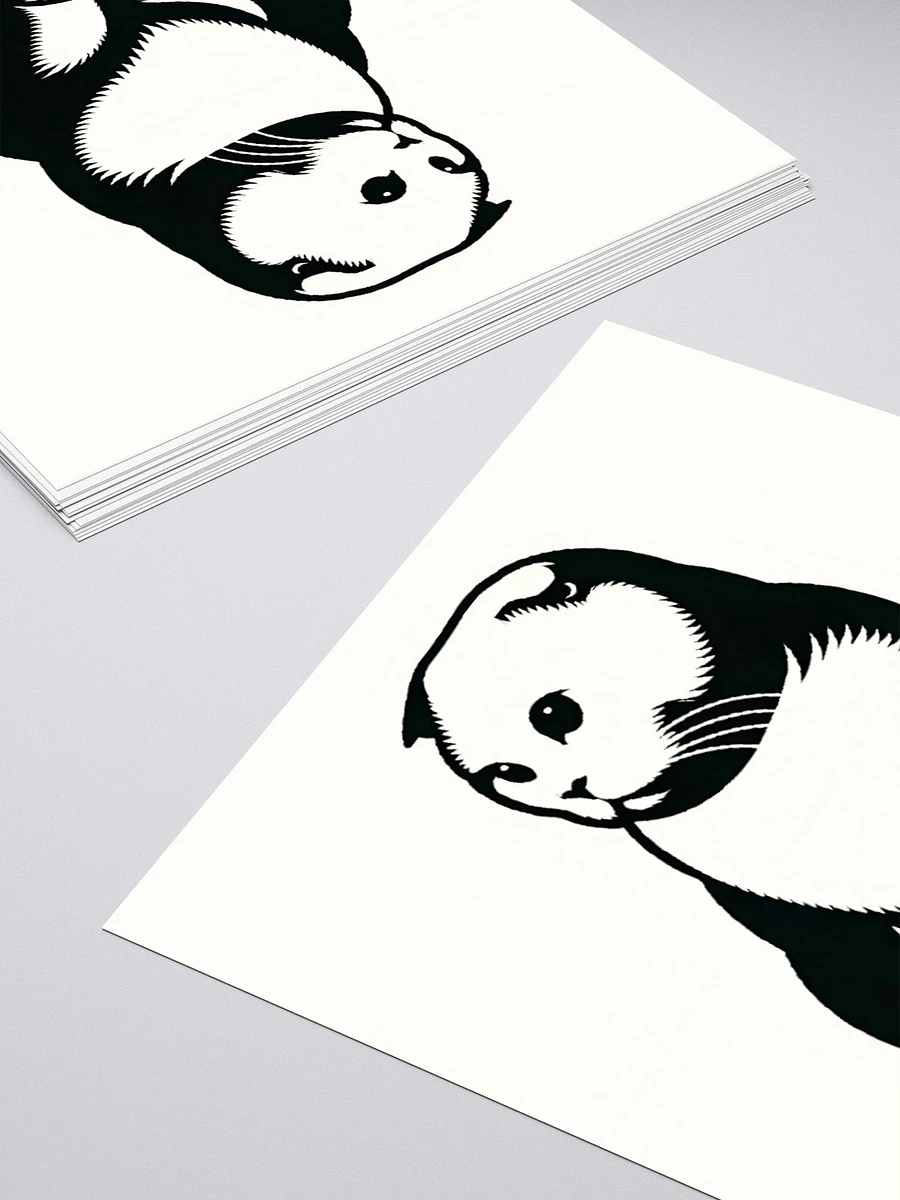 Kiss Cut Stickers: Scottish Fold Monochrome product image (4)