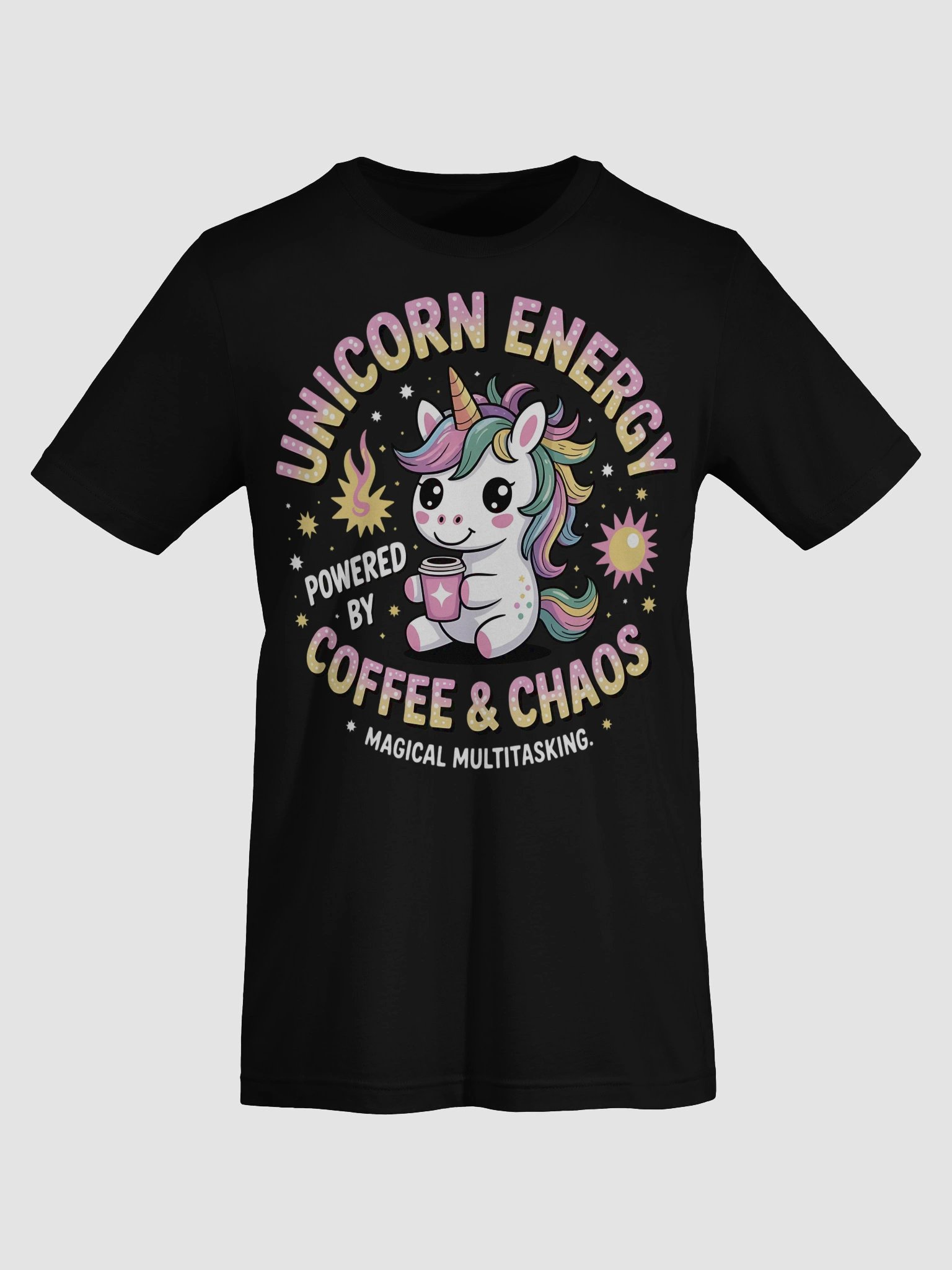 Unicorn Energy Coffee Lover T-Shirt product image (71)