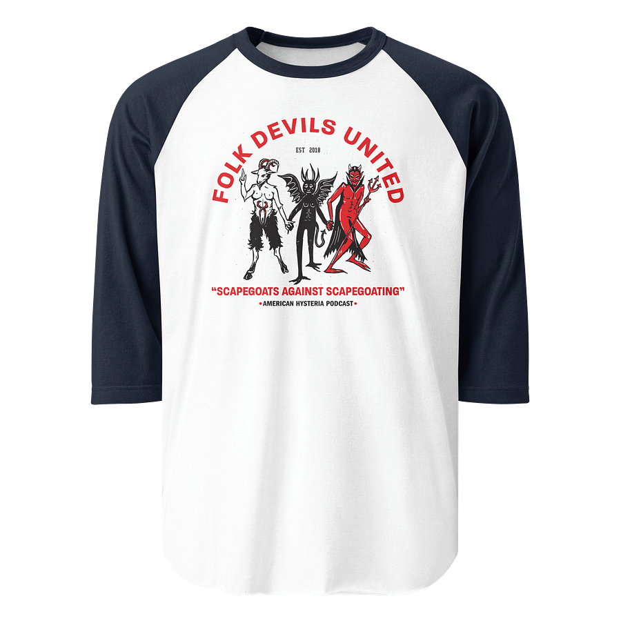 FOLK DEVILS UNITED baseball tee product image (1)