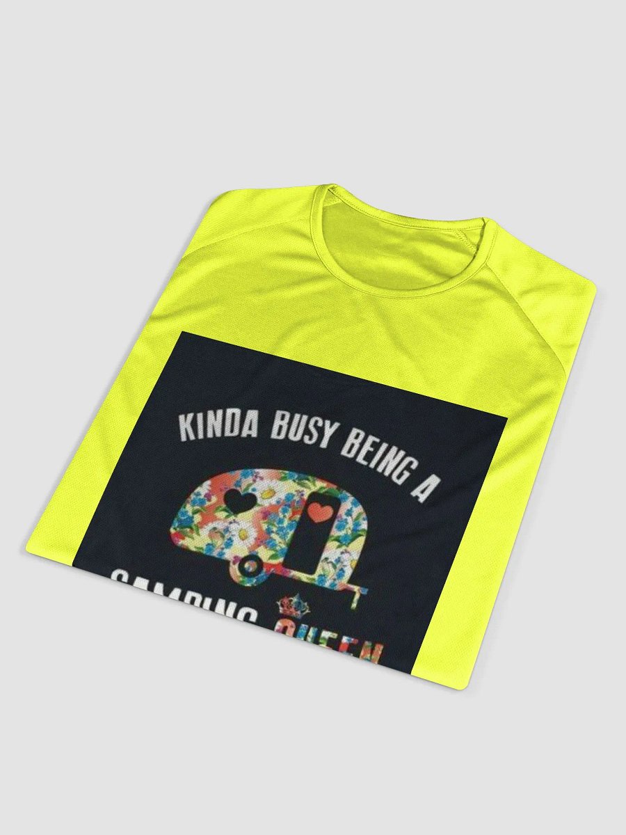 "Camping Queen" T-Shirt Yellow (Ladies) product image (4)