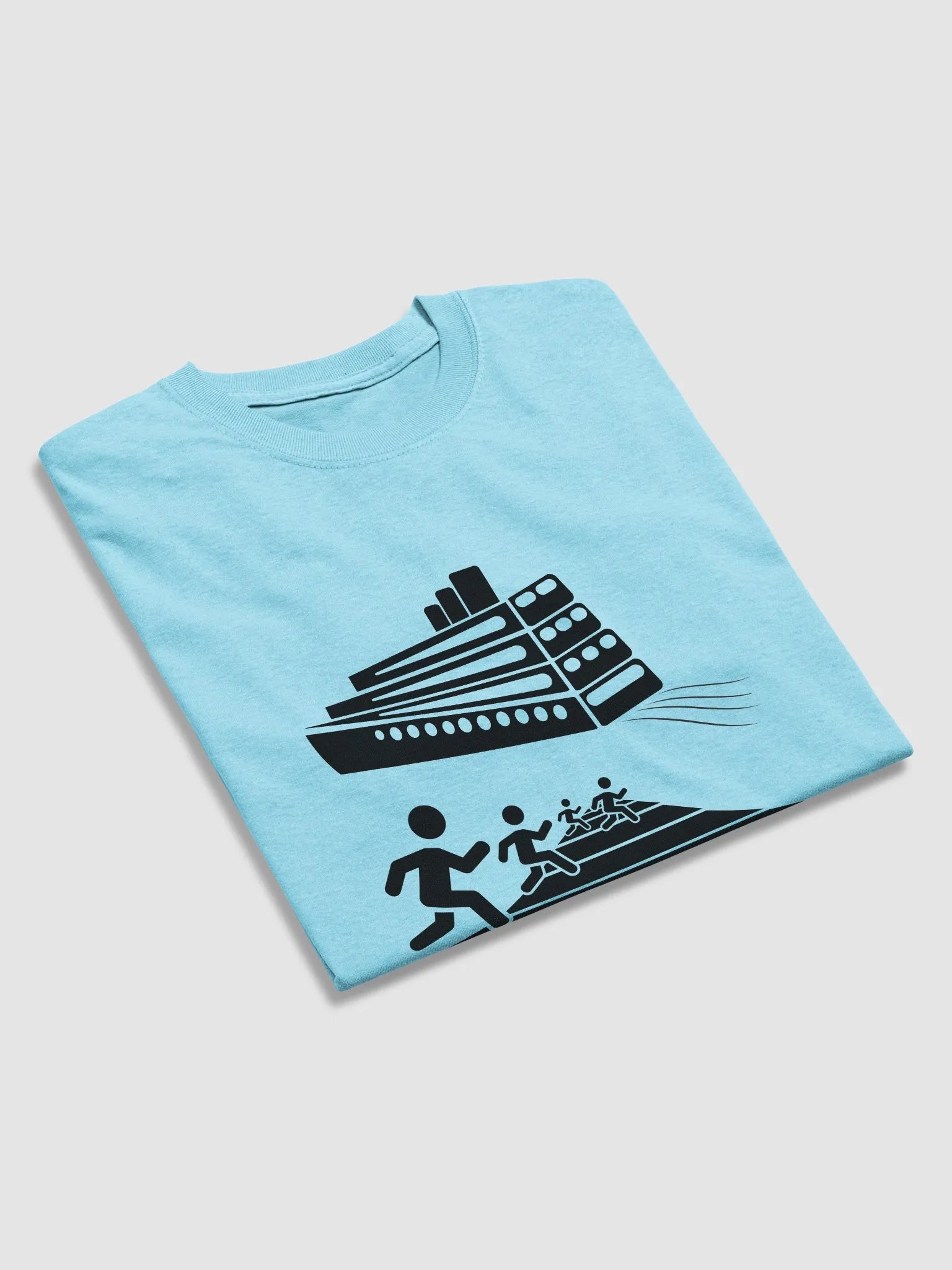 Adult Pier Runners T-Shirt - Sky Blue product image (3)