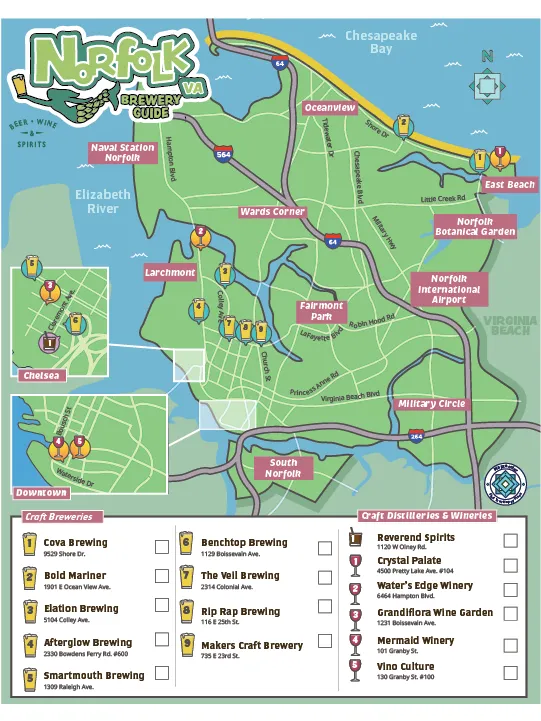 Norfolk Map Bundle - Digital Download product image (2)