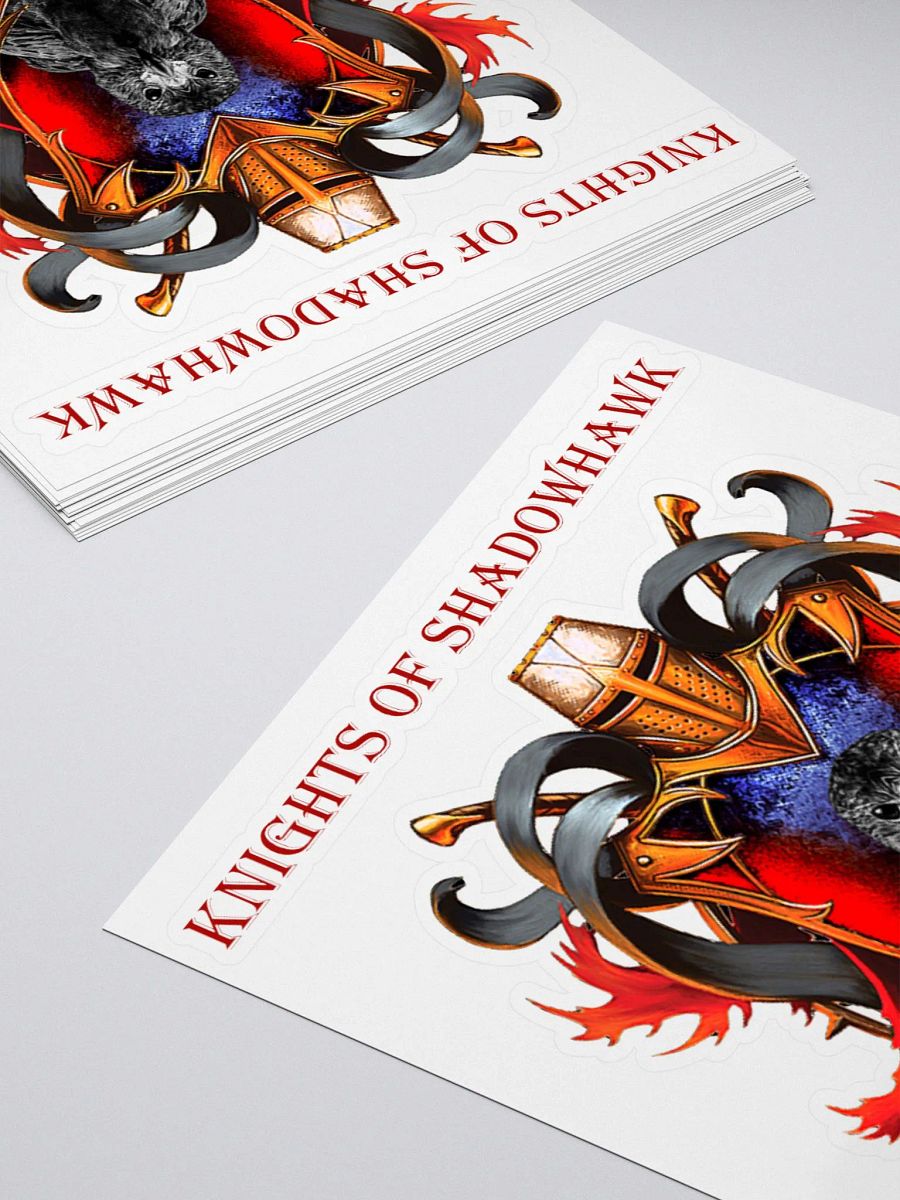 KoS - Kiss Cut Stickers with Crest and Name product image (4)