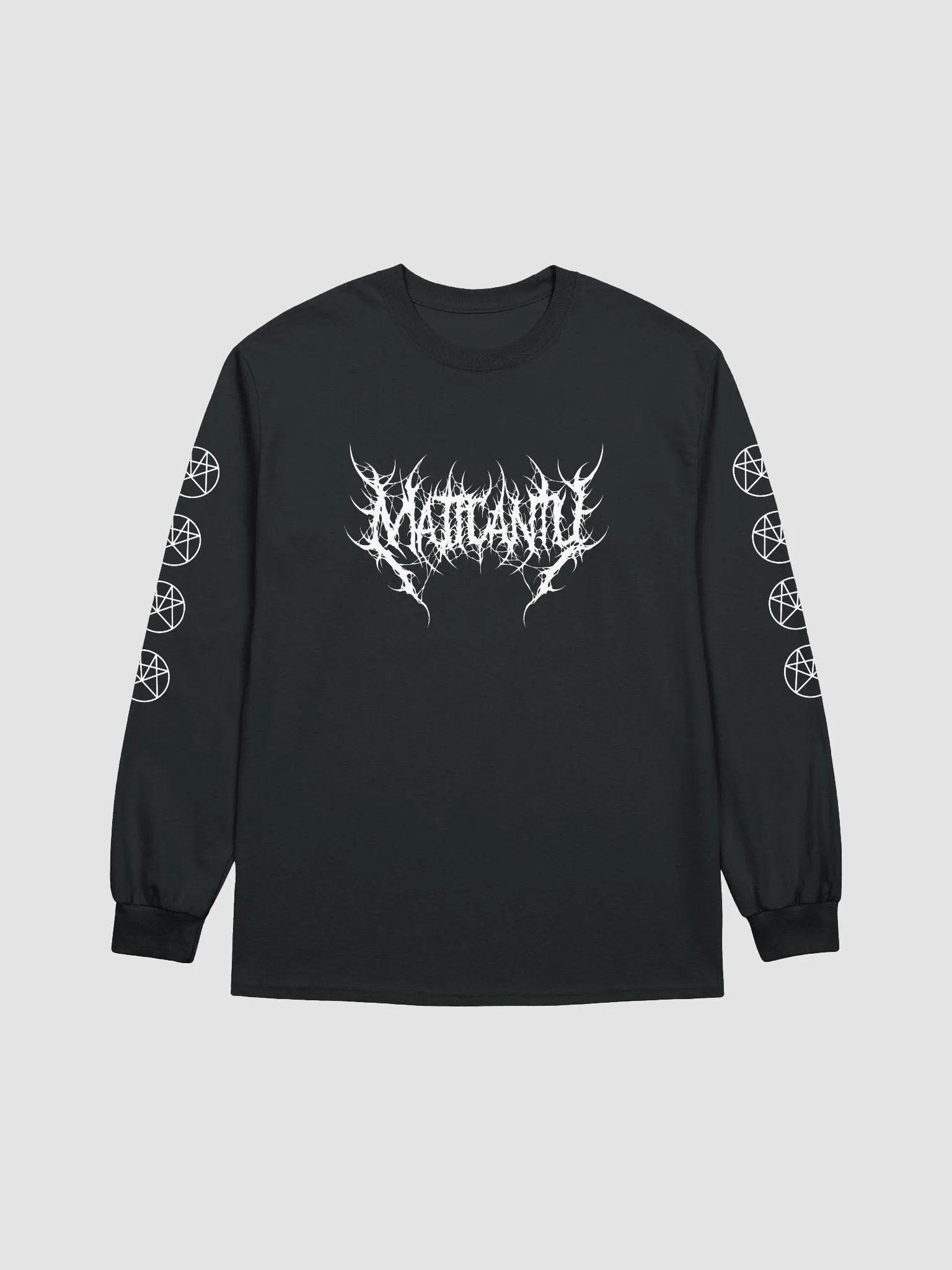 Death Metal Logo Long Sleeve T-Shirt product image (1)