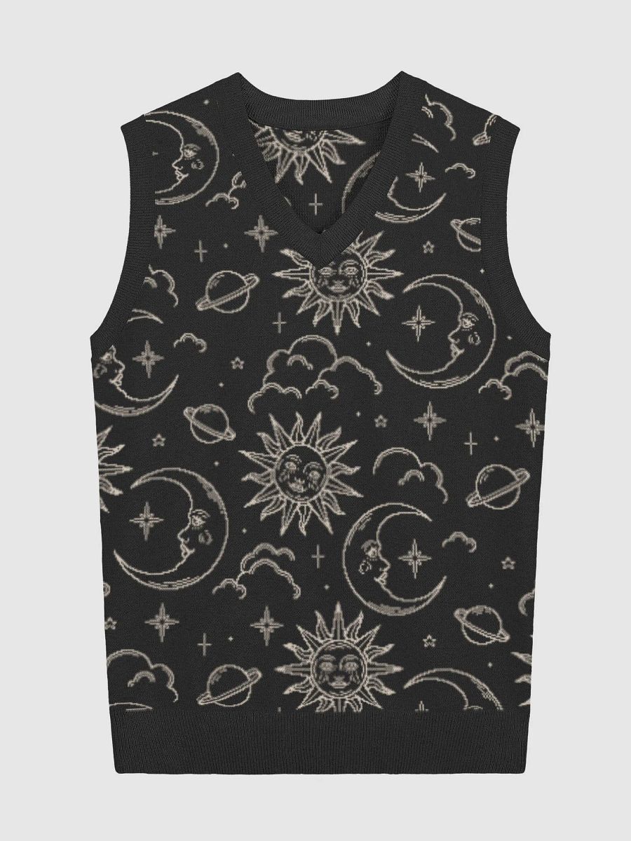 Cosmic Comfort V-Neck Knitted Vest product image (1)