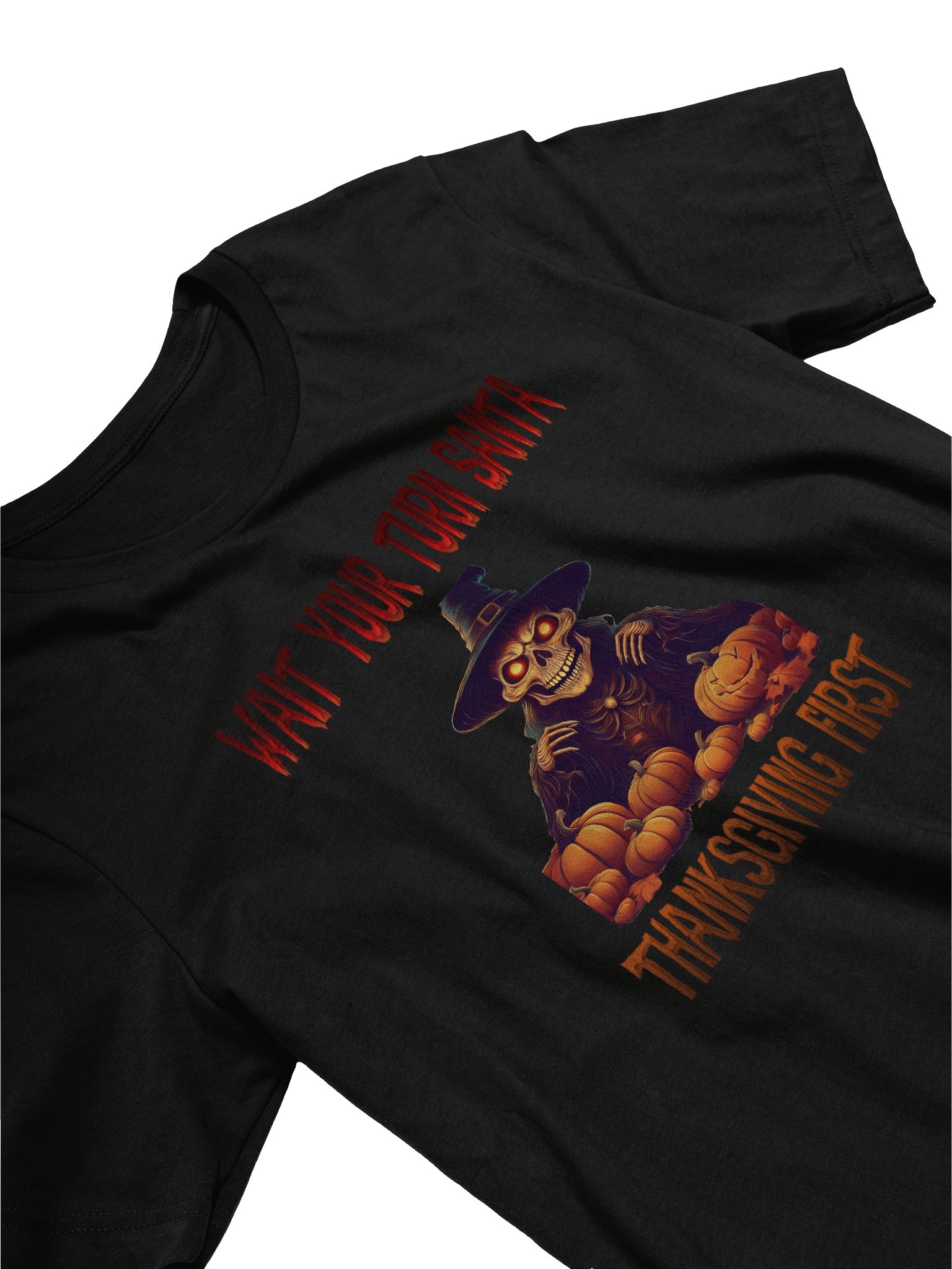 Witchy Skeleton Thanksgiving T-Shirt product image (24)