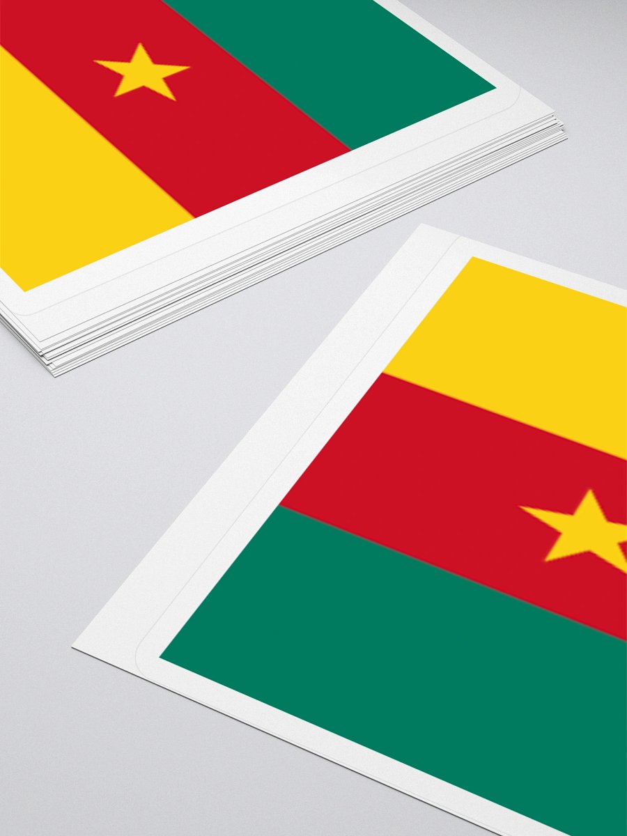 Cameroon Flag Sticker | Pan-African Design | Durable Vinyl | 3 Sizes product image (12)