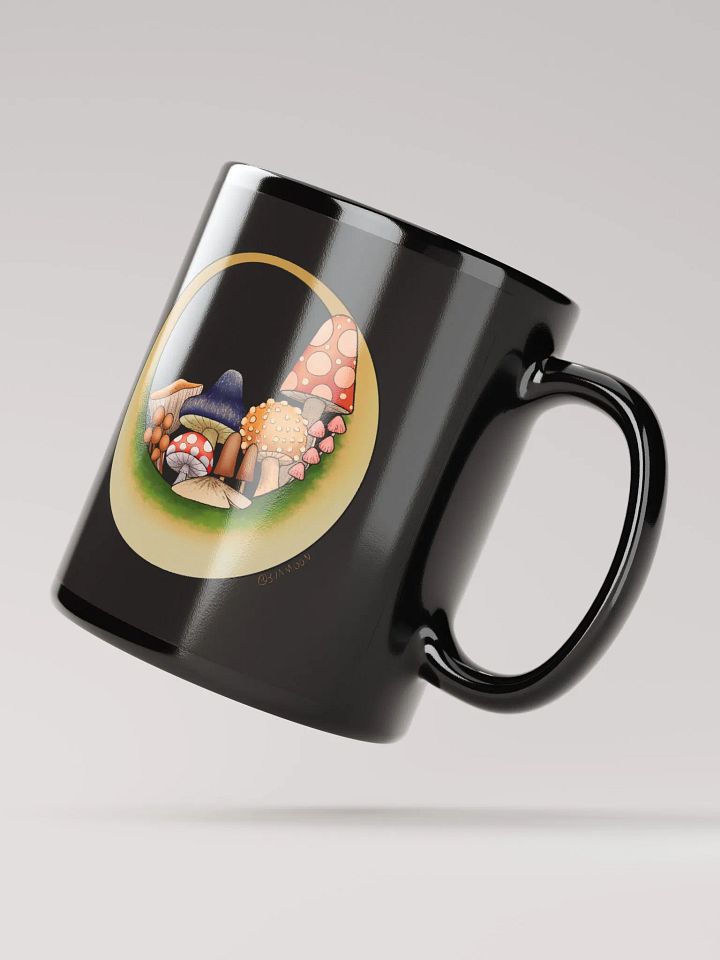Moonie Shrooms Black Coffee Mug product image (4)