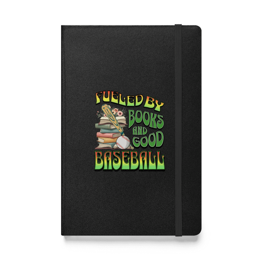 Fueled By Books And Good Baseball Bound Journal product image (1)