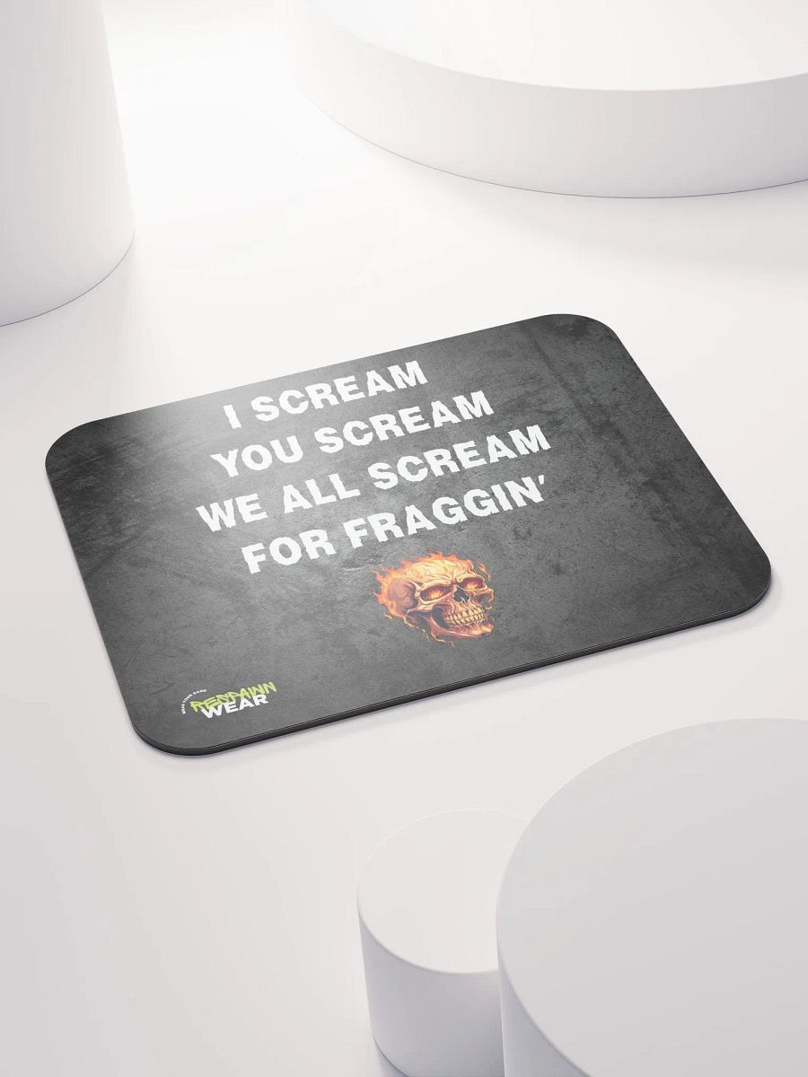 Flaming Skull Classic Mouse Pad product image (4)