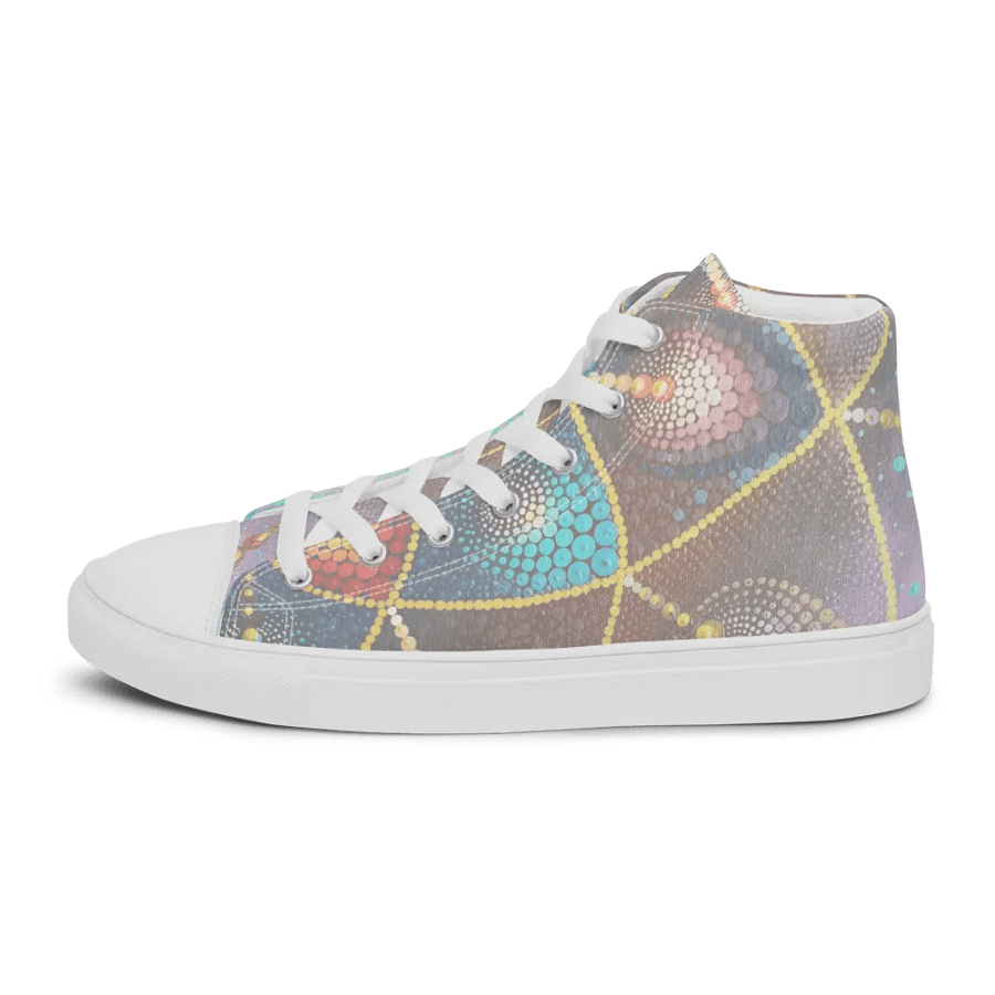 Sanatana Mandala pastell High Top Canvas product image (6)
