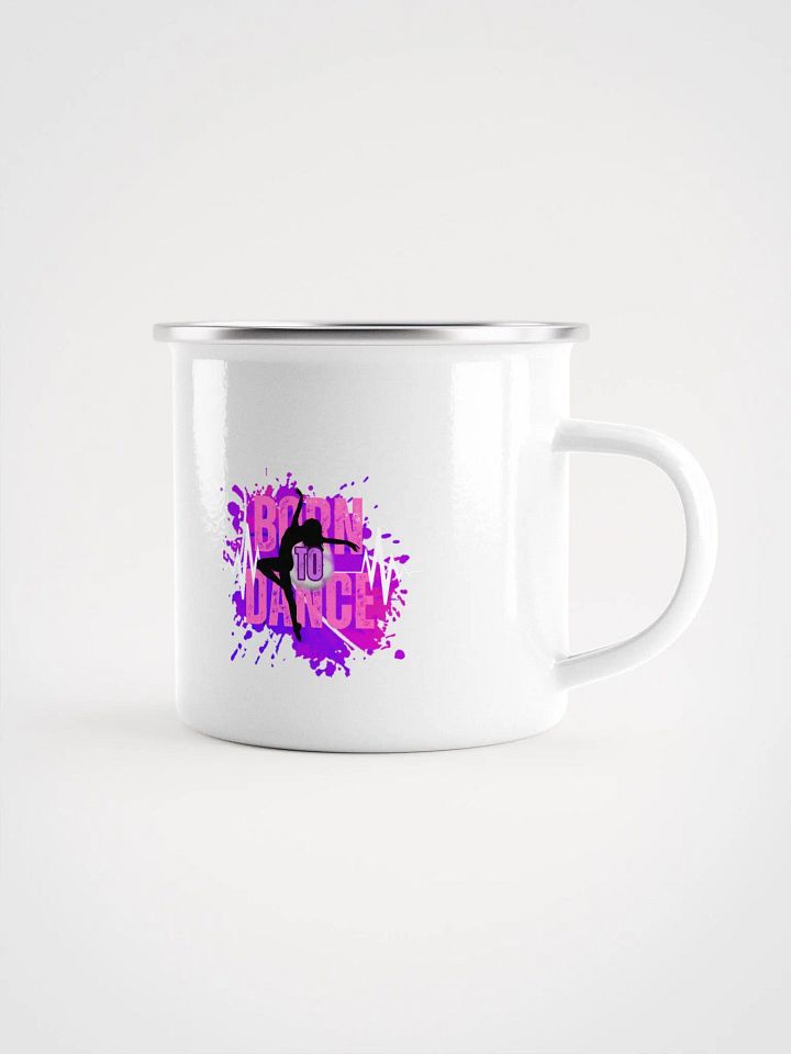 Create Greatness + Born to Dance Her Silhouette Enamel Mug product image (1)