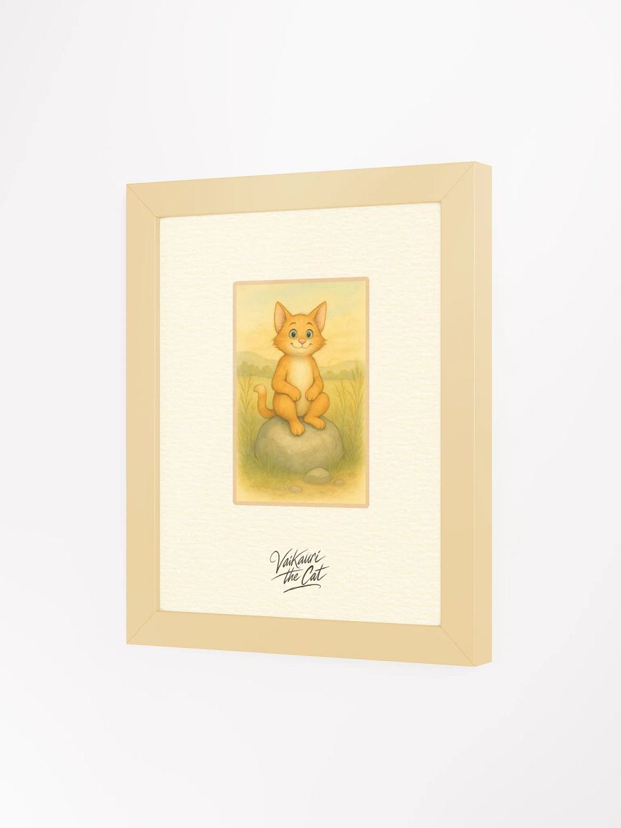 Vaikauri the Cat Framed Artprint product image (6)
