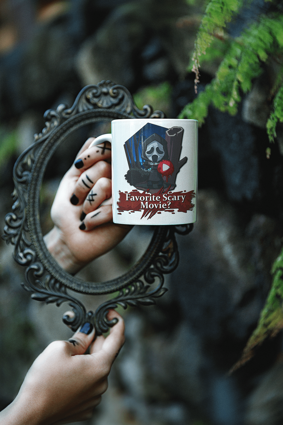 Irish's Chibi Horror Icons Mug - Favorite Scary Movie? product image (2)