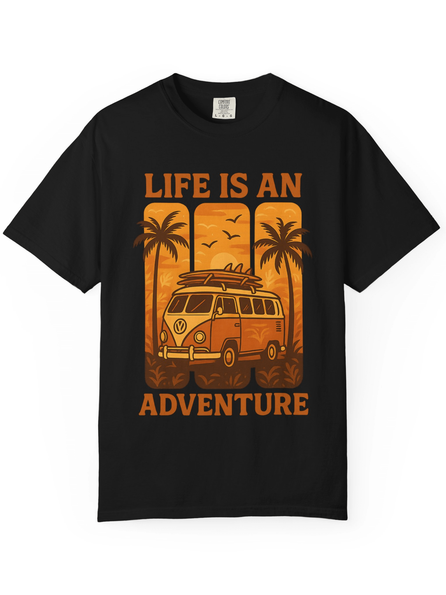 Sunset Adventure Van T-Shirt product image (4)