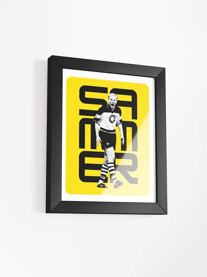 Matthias Sammer BW Borussia Dortmund Name Art Framed Print product image (1)