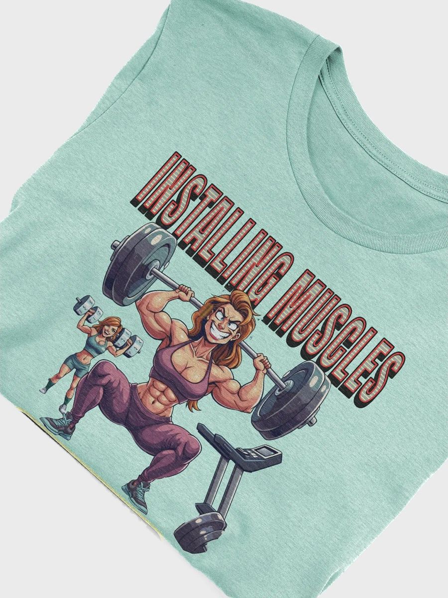 Installing Muscles Weightlifter Female Soft Tee product image (5)