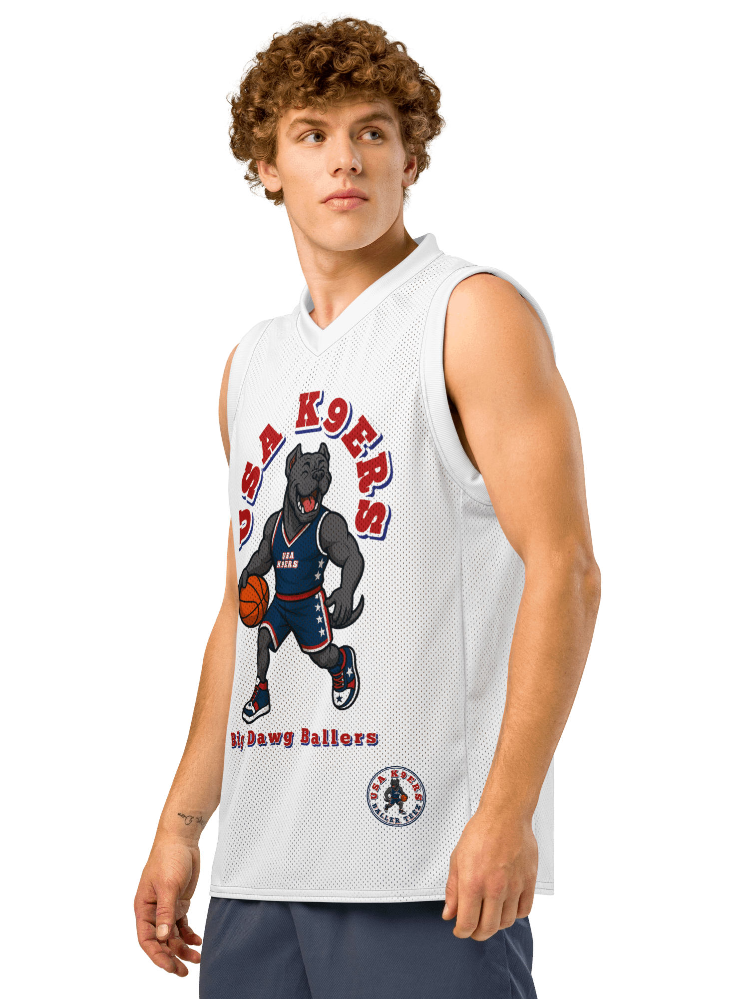 USA K9ERS Cane Corso Premium Basketball Jersey product image (4)
