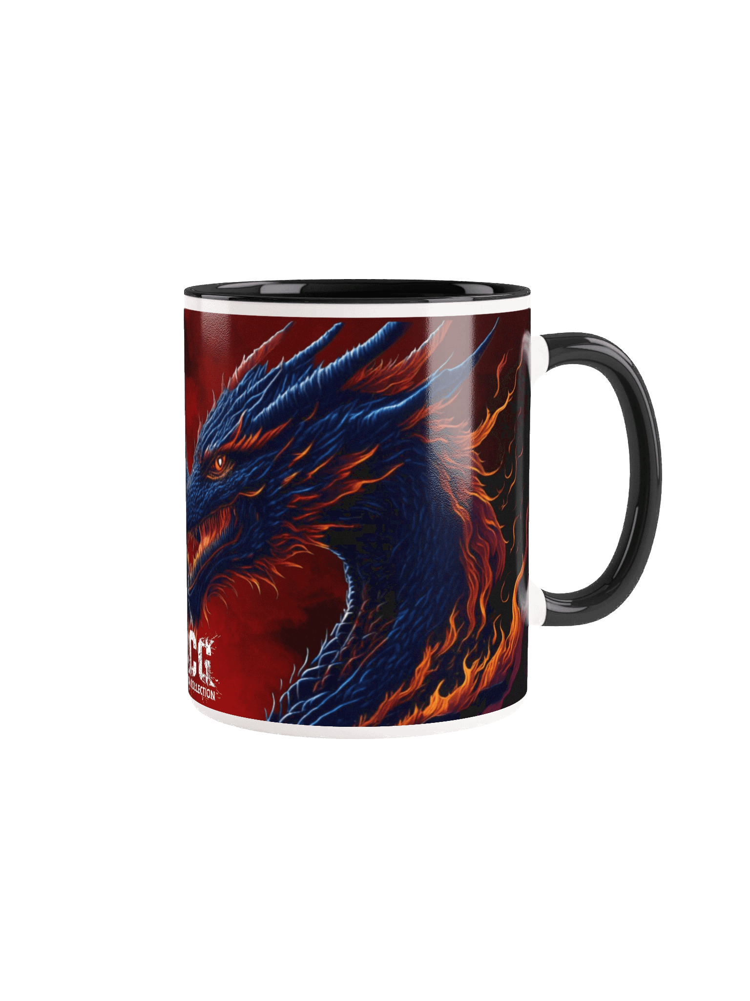 Fiery Dragon Symmetry Ceramic Mug product image (1)