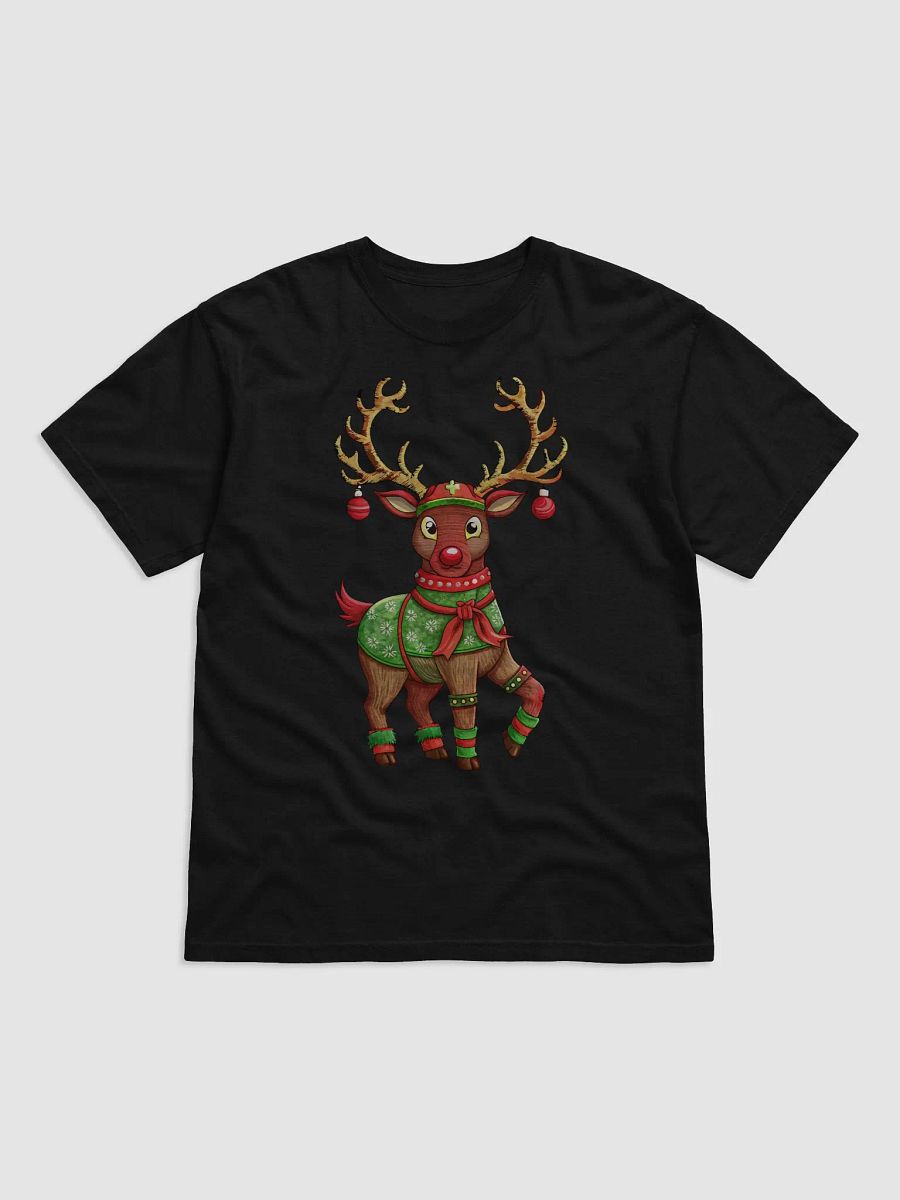 Festive Reindeer Holiday T-Shirt product image (3)