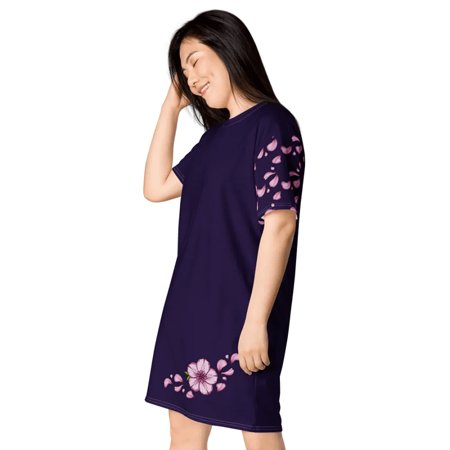 "Blossomz After Midnight" T-Shirt Dress product image (4)