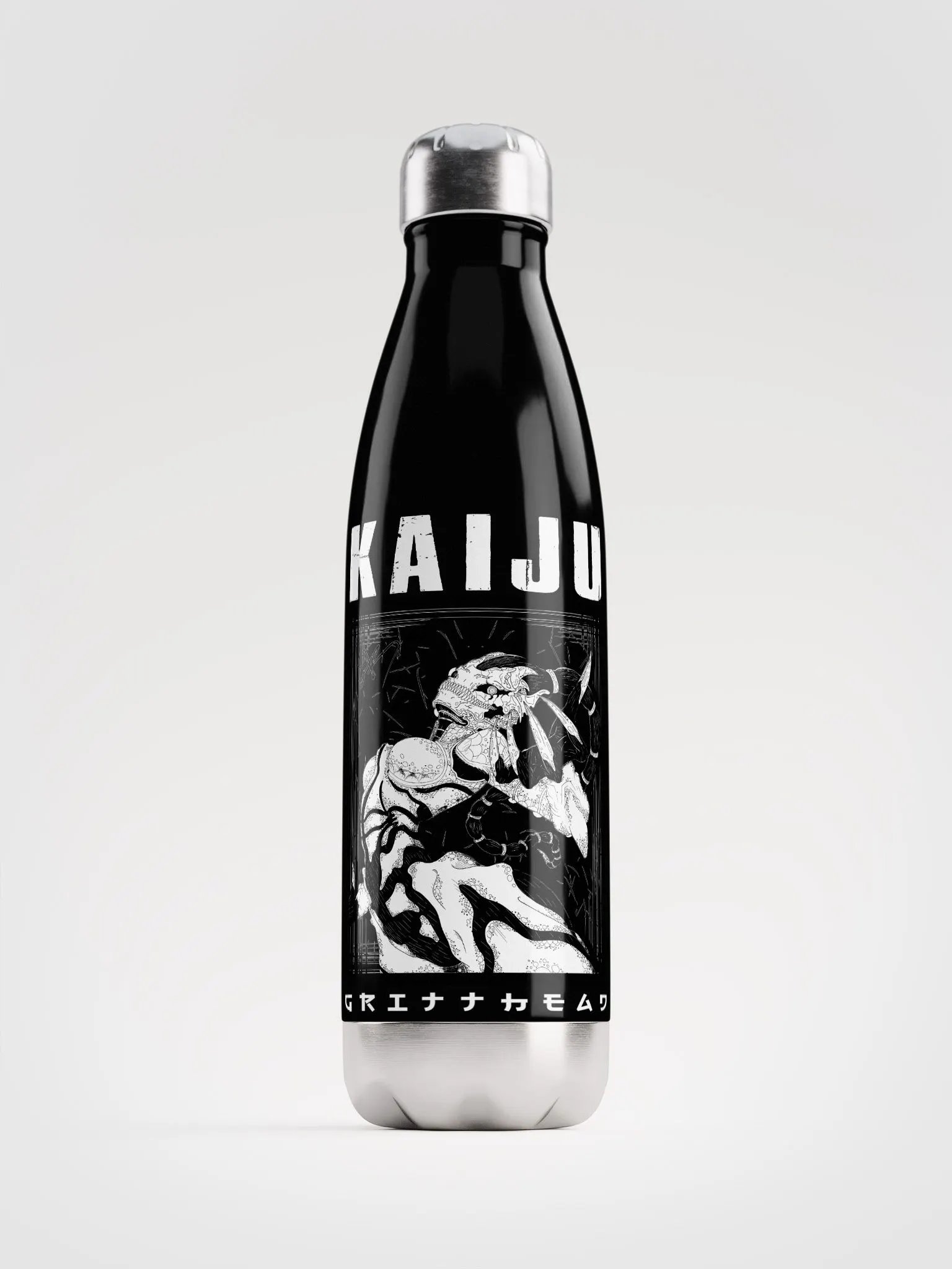KAIJU Blackout Steel Water Bottle product image (1)