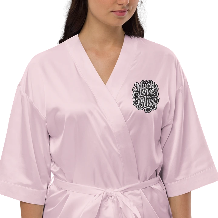 Women's Royal Satin Robe product image (1)