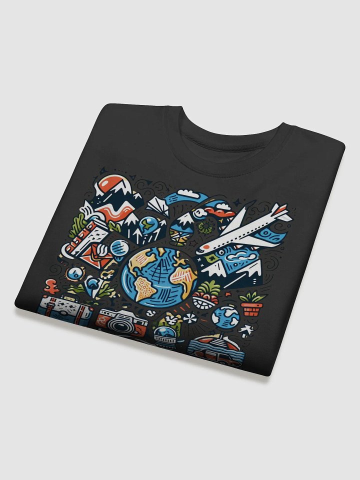Cotton Heritage Premium Sweatshirt | AI Design about travel product image (1)