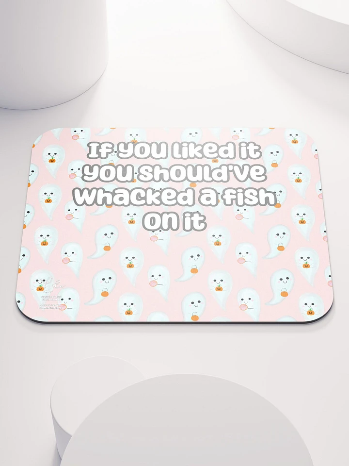 If You Liked it, You Should've Whacked a Fish On It Medium Mouse Mat - cute ghosts product image (1)