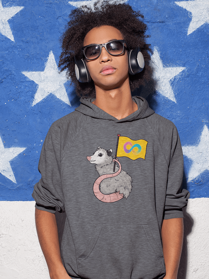 Autism Pride possum classic hoodie product image (1)