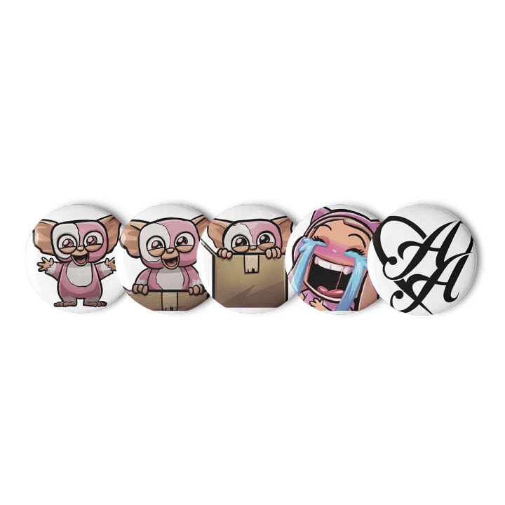 AA & Mogwai Pins product image (1)