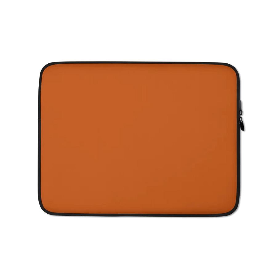 Burnt Orange Laptop Sleeve product image (1)