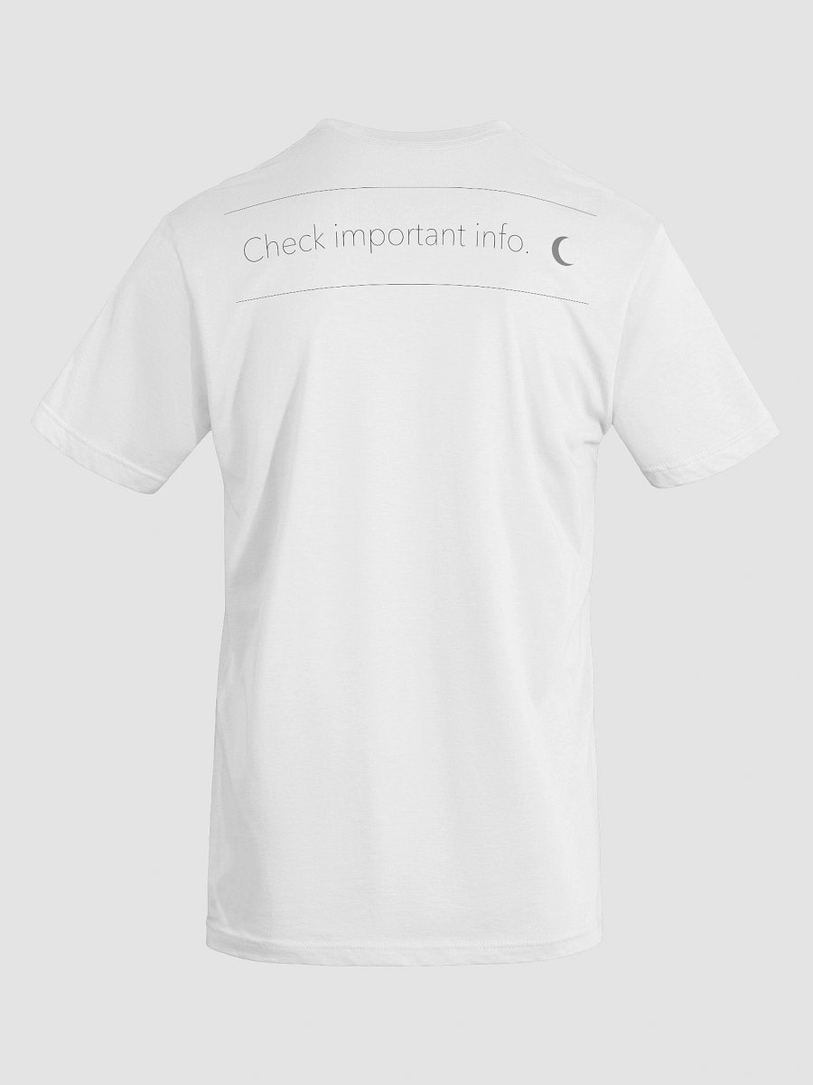 NatGPT: Check Important Info - White Tee product image (10)