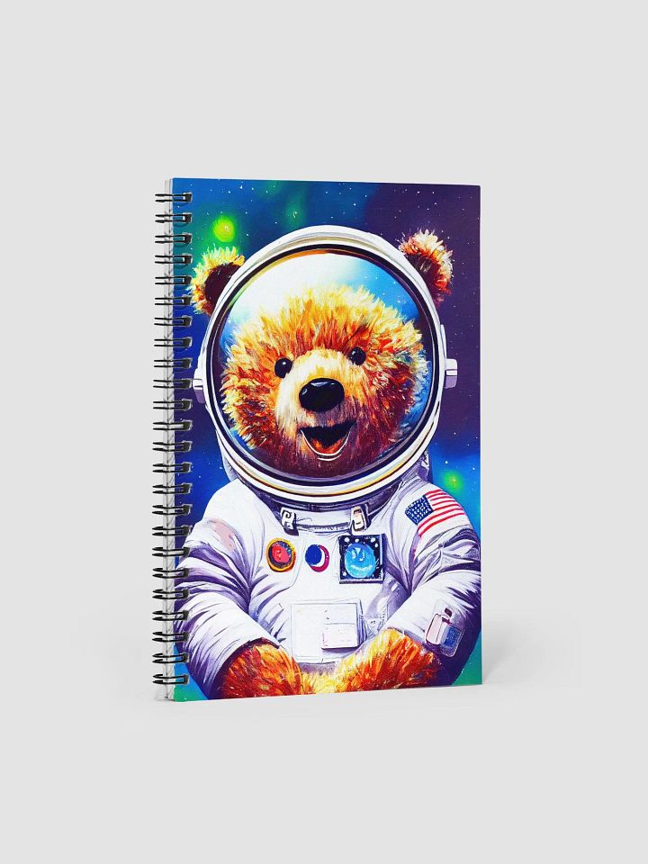 Astronaut - Teddy Bear Spiral Notebook product image (1)