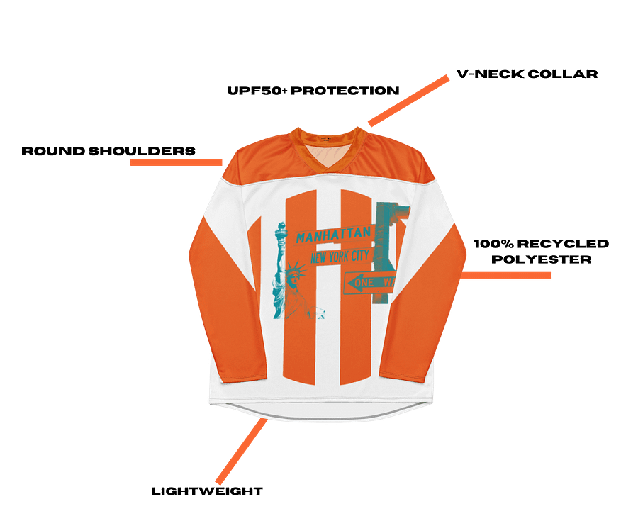 XORGwhite Premium Hockey Jersey product image (4)