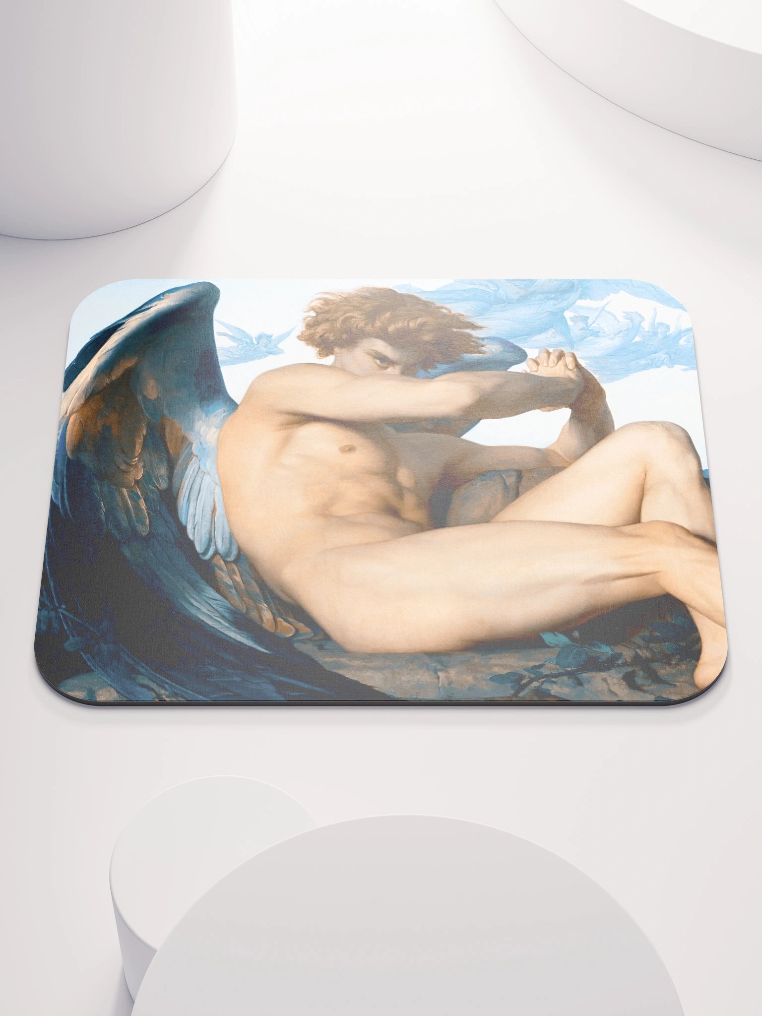 The Fallen Angel by Alexandre Cabanel Mouse Pad product image (1)