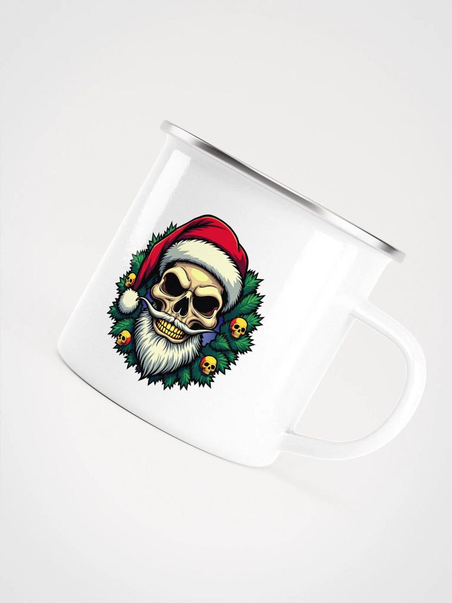 Santa Skull Enamel Mug product image (5)
