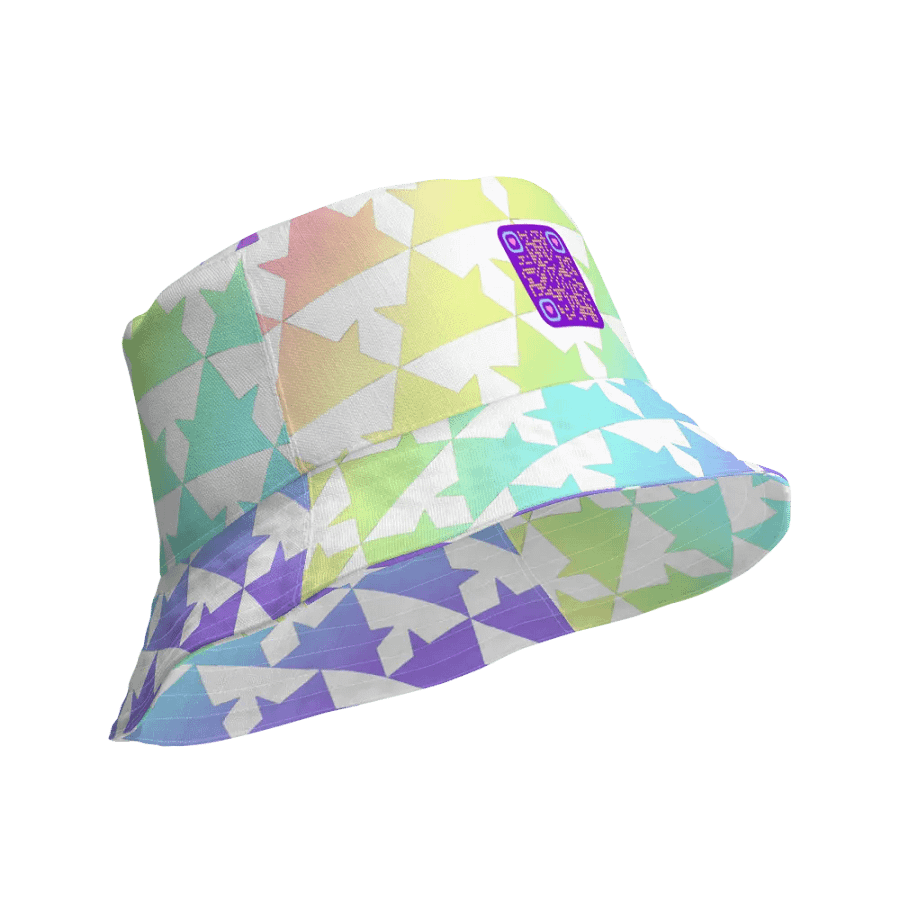 Rainbow Reversible Bucket Hat product image (3)