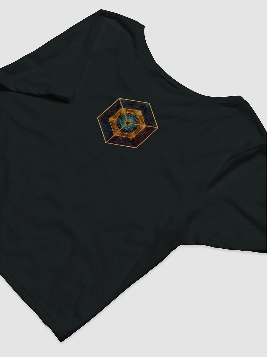 Geometric Optical Illusion Cube T-Shirt - Unique Visual Art product image (18)