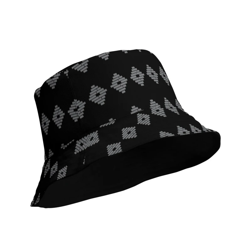 Anacostia Community Museum Reversible Bucket Hat (Black/Gray) Image 1