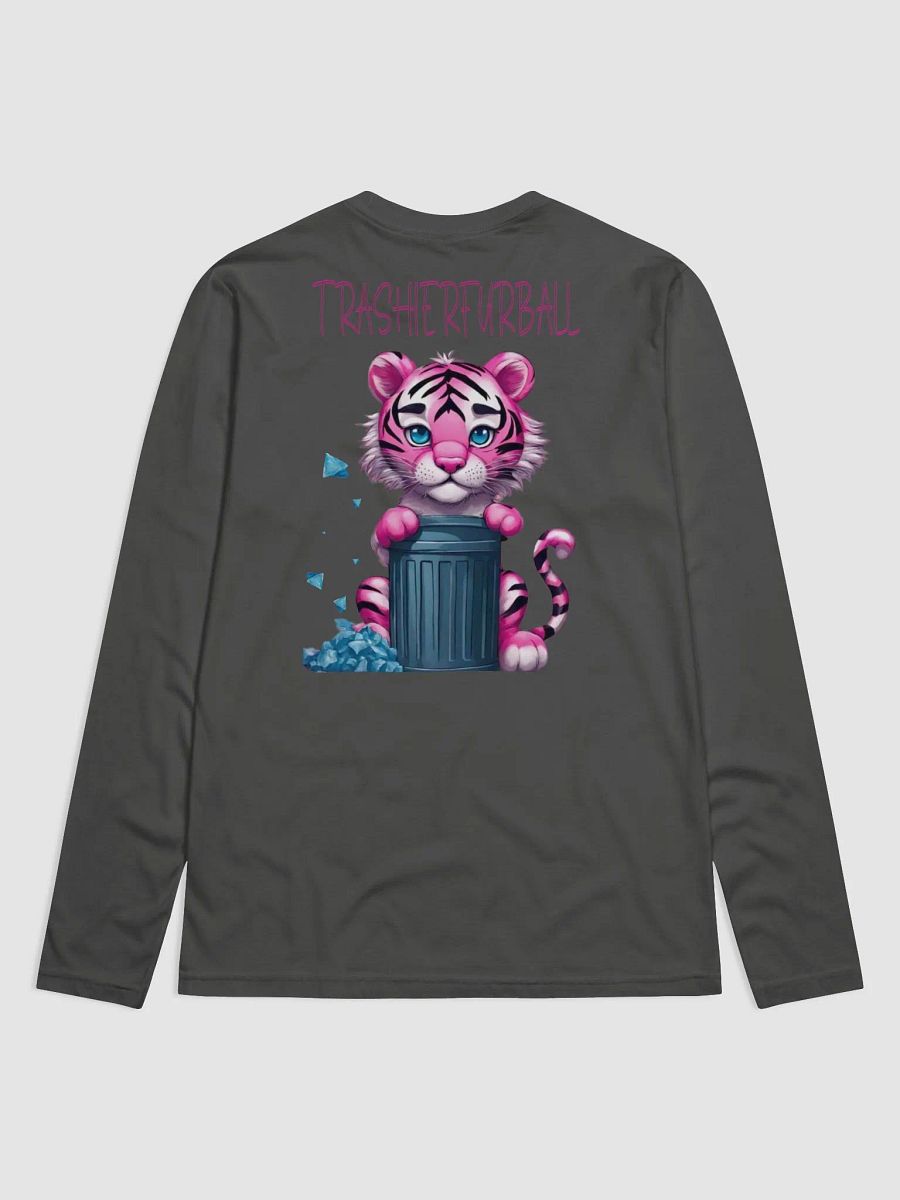 Trashierfurball's Playful Pink Tiger Long Sleeve Shirt product image (2)