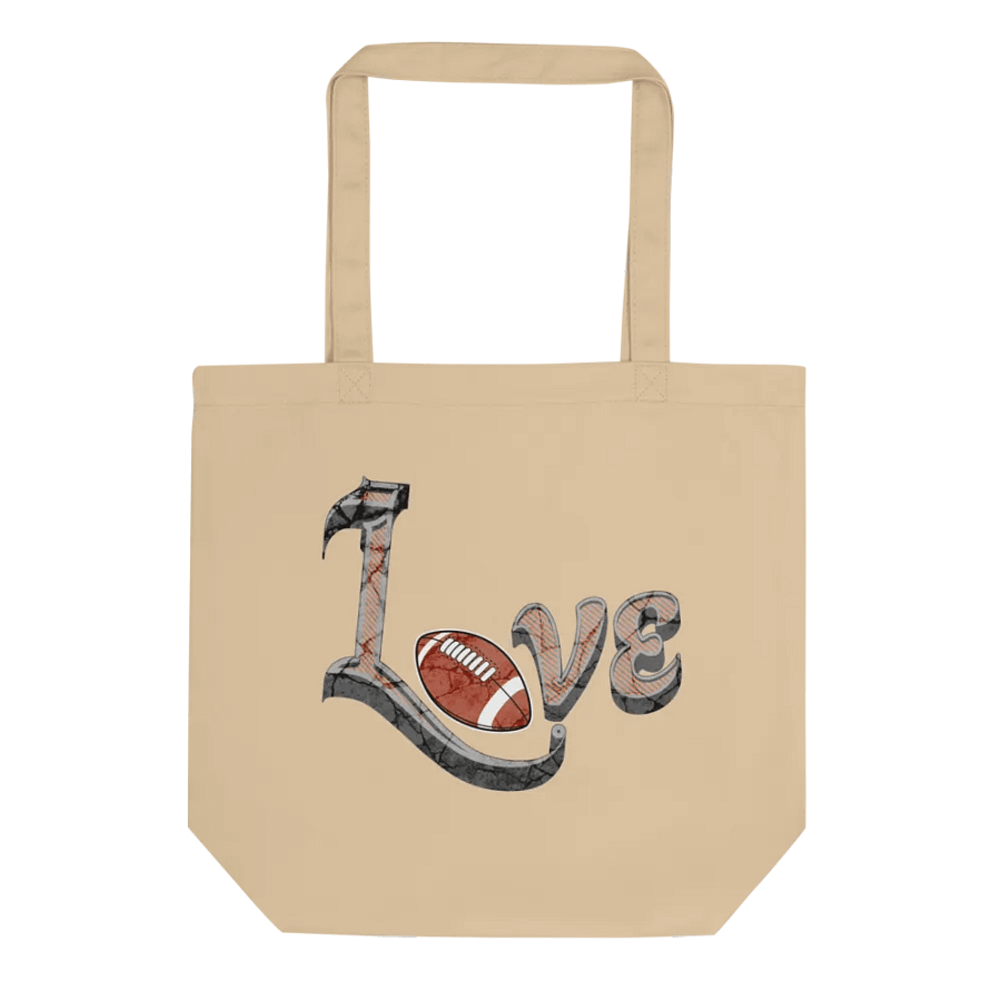Love Football Vintage Eco Tote product image (1)