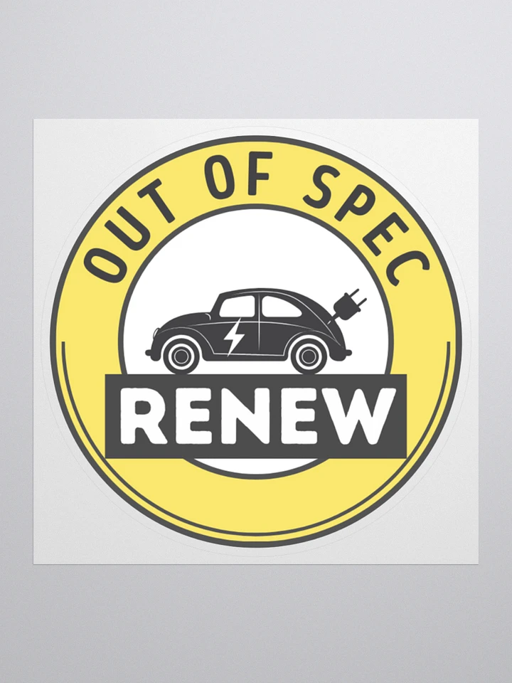 Out of Spec Renew Sticker product image (1)
