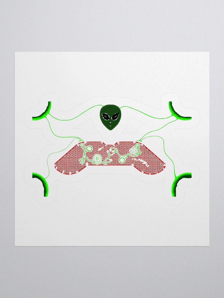 Alien Gaming Controller Sticker Pack product image (1)