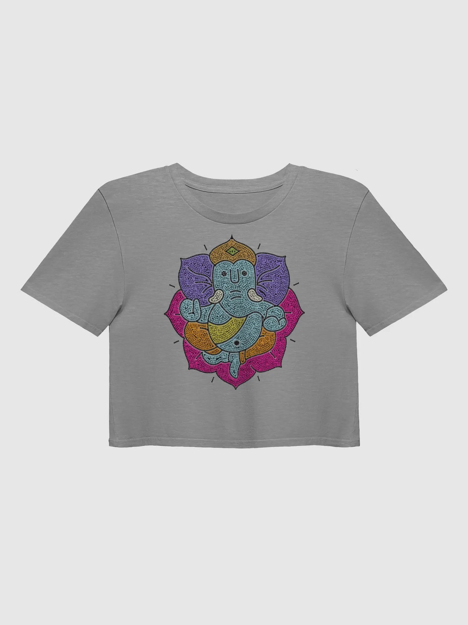 Ganesha Mosaic Crop Top product image (2)