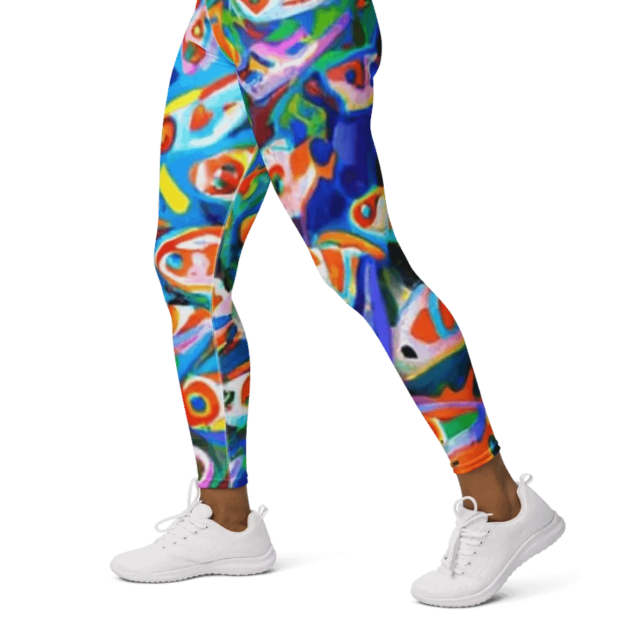 FIJI Vibrant Fish Dance Yoga Leggings product image (6)