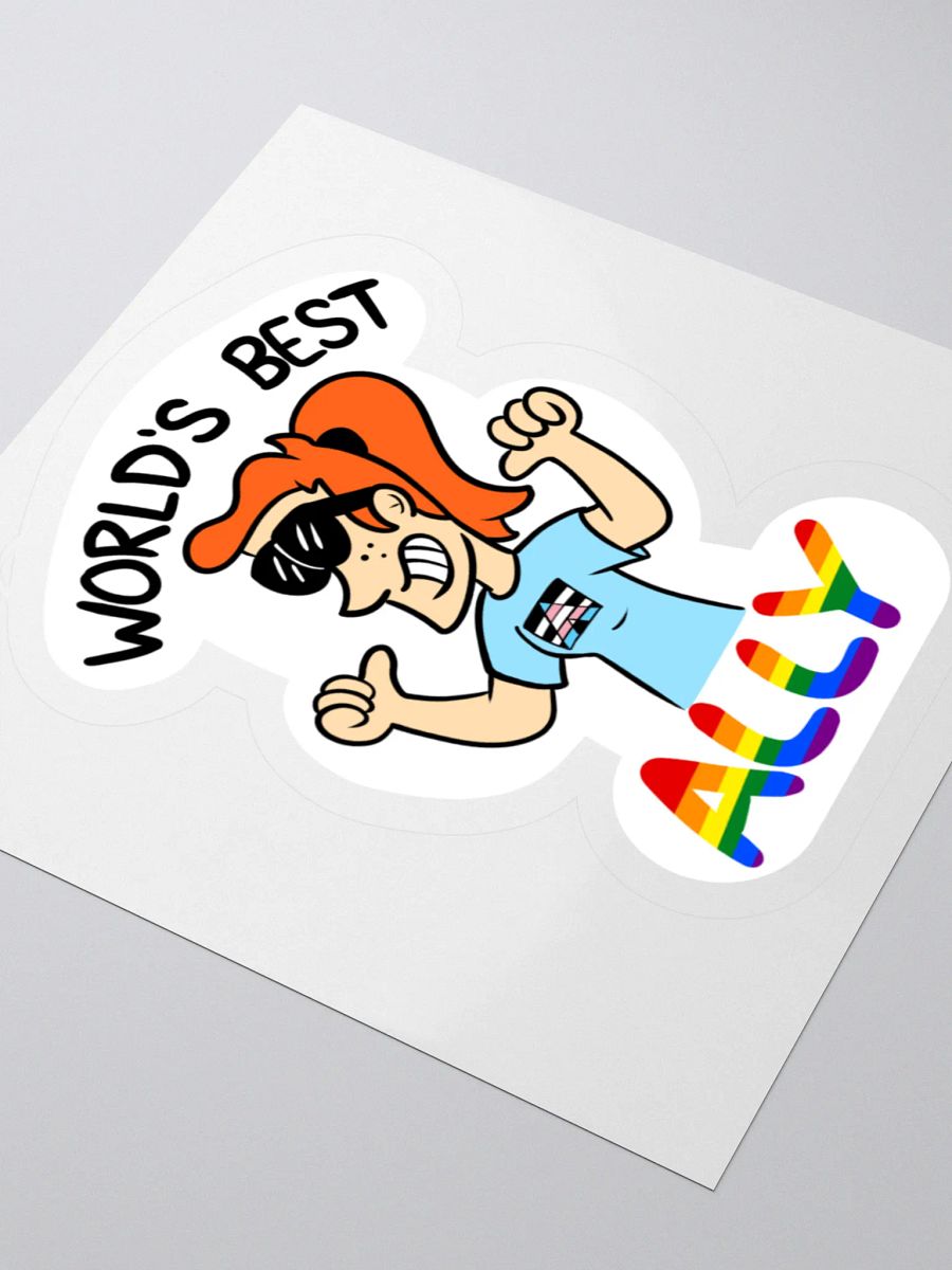World's Best Ally Sticker product image (8)