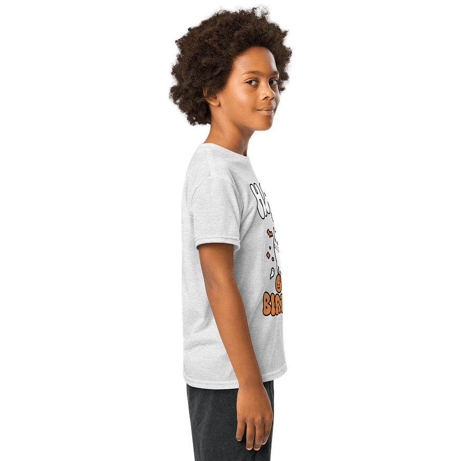Happy Birthday (Cat Ghost Halloween) T-Shirt For Kids product image (35)