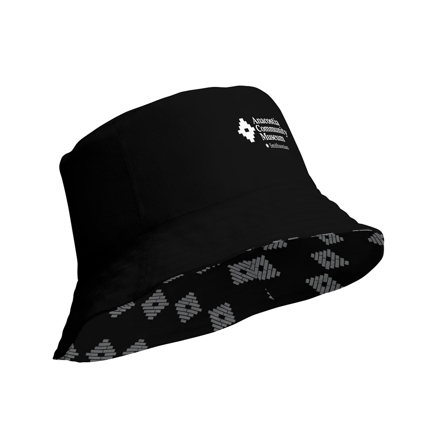 Anacostia Community Museum Reversible Bucket Hat (Black/Gray) Image 2